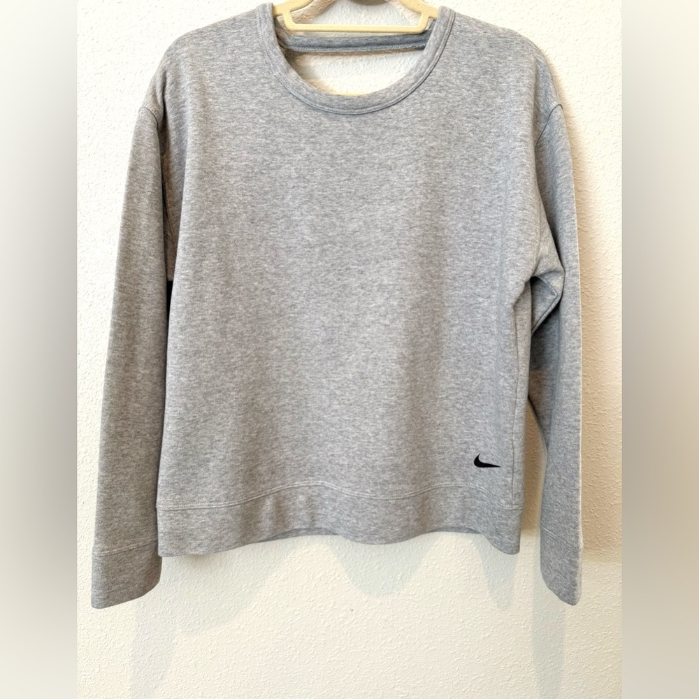Nike Gray Crew Neck Sweater